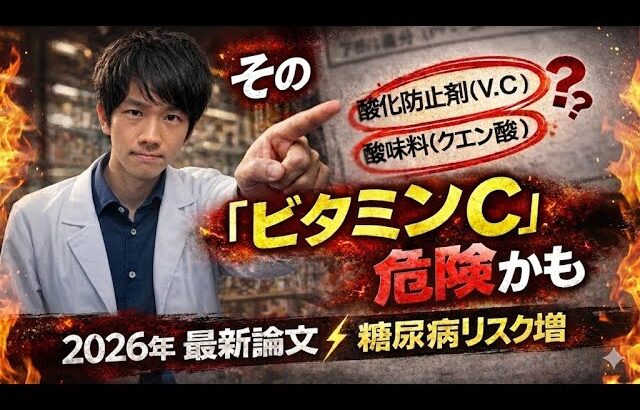 最新論文が警告。「糖尿病リスク」を上げる意外な食品添加物リスト