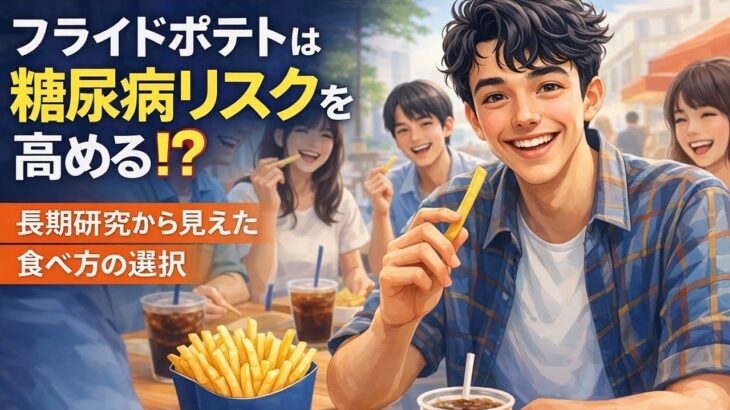フライドポテトは糖尿病リスクを高める！？―ジャガイモの調理法でリスクが変わる