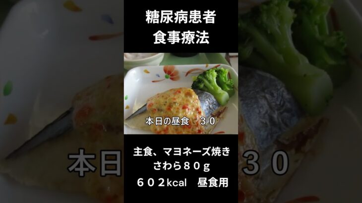 糖尿病患者の食事療法、マヨネーズ焼き（さわら８０ｇ）昼食用