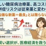 糖尿病治療薬対決：新しい薬は本当に優れているのか？