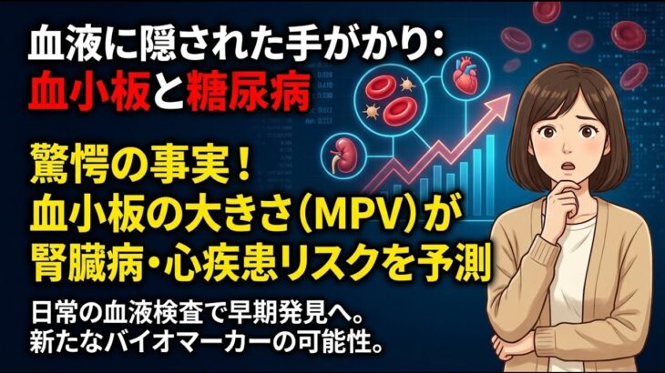 血液に隠された手がかり：血小板と糖尿病