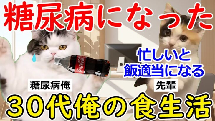 【猫ミーム】まさか自分が…糖尿病を招いた、俺の地獄の食習慣