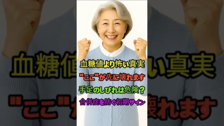 【必見】糖尿病は血糖値より「ここ」を先に壊します。医師が教える見逃されやすい真実