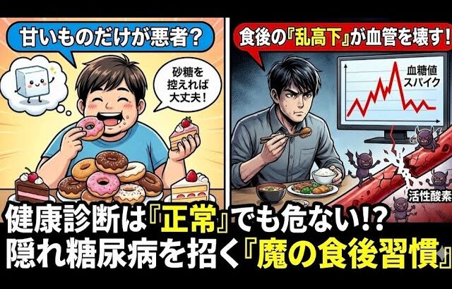 糖尿病は甘いものより血糖の乱高下が問題になる疾患の雑学