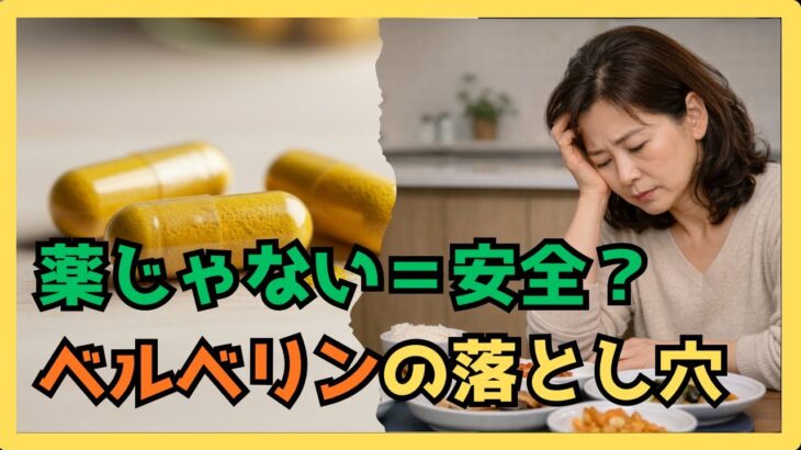 糖尿病にベルベリン？「薬じゃないから安全」は本当でしょうか