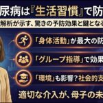 生活習慣の改善は妊娠糖尿病を防げるか？