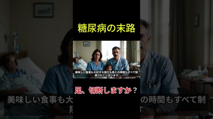 【糖尿病】「足の切断」か「人工透析」か。放置した人の悲惨な末路。血糖値が正常でも危険な理由とは？