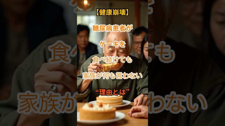【絶対注意】毎日ケーキを食べる糖尿病患者…家族が止めない“衝撃の理由”【シニアの口コミ】