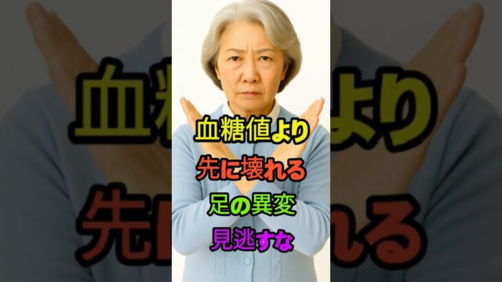 【怖い真実】糖尿病は血糖値より先に「足」に出ます。医師が教える放置厳禁のサイン