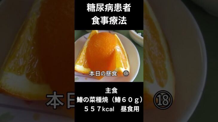 糖尿病患者食事療法、昼食用「鰆の菜種焼」