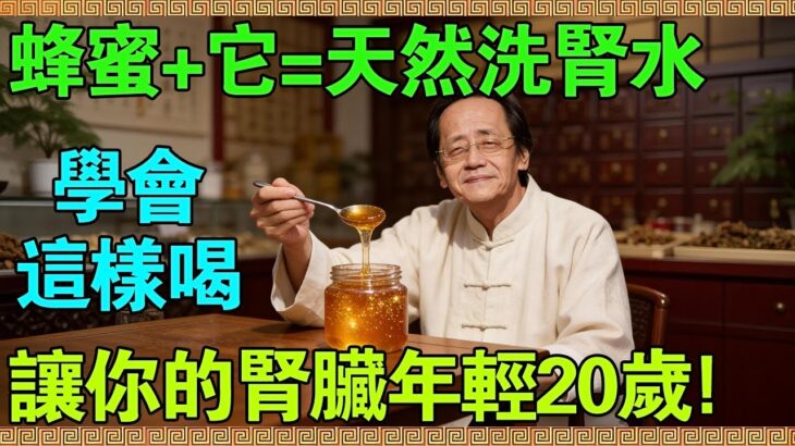 倪海廈：糖尿病不敢吃蜂蜜？愚蠢至極！它是腎臟的「清道夫」，不是「死糖」！這樣喝，肌酐值狂降，救回你瀕臨衰竭的腎！#倪海廈 #倪師 #中醫養生 #國學智慧 #經方中醫 #糖尿病飲食 #降血糖 #補腎方法