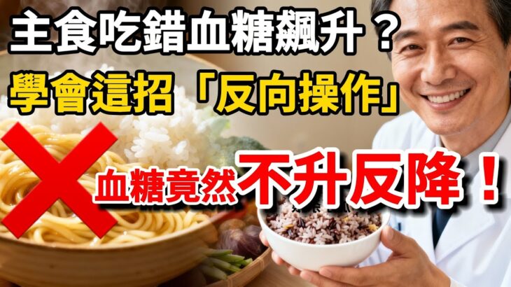 白米飯是「最差主食」？長期吃麵容易得糖尿病？醫生揭開主食背後的真相，教您一招「黃金吃法」！ | 小林養生課堂
