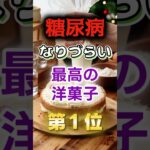 【1位は甘ったるいあれだ⁉】糖尿病になりづらい最高の洋菓子　#健康 #雑学 #開運 #知恵 #医学 #名言