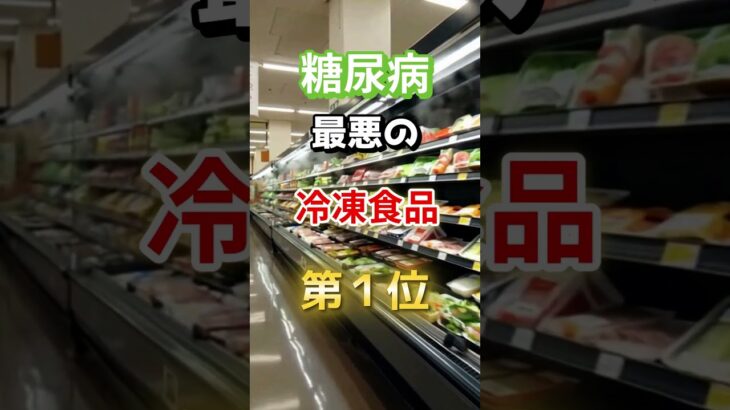 【1位は甘いものじゃない⁉】糖尿病になりやすい最悪の冷凍食品　　#雑学 #医学 #知恵 #医学 #高齢者 #健康 #ファッション