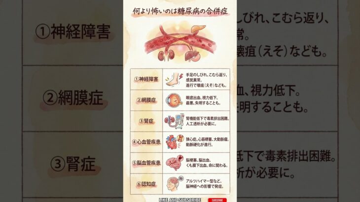 【10秒で健康】失明や透析も…糖尿病より怖い「6つの合併症」の正体
