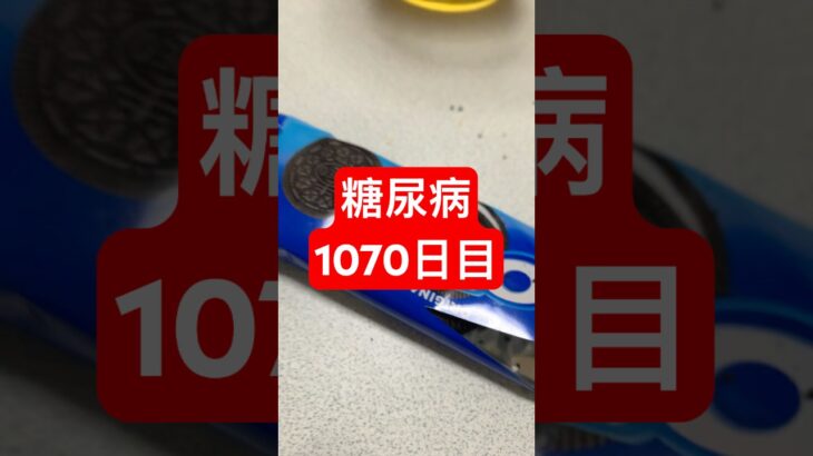 久しぶりに食べたオレオ不味くなってておこな糖尿病全食事記録1070日目