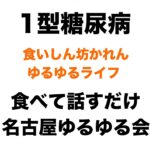 【１型糖尿病】【ただ集まって食べて話すだけ】名古屋ゆるゆる会、17回目でした
