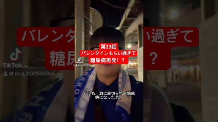 第23話　バレンタインもらい過ぎて糖尿病再発！？  #何故こうなった #100キロ #淵野辺のまなてぃ #淵野辺 #バレンタイン