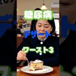 【一位は甘くない物⁉】糖尿病最悪のデザートワースト3 #健康 #雑学 #高齢者 #知恵 #医学 #ファッション