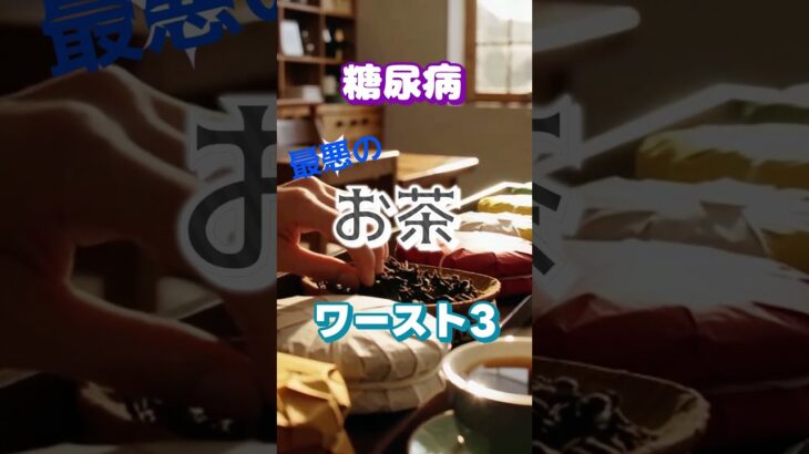 【一位は意外なアレ⁉】糖尿病最悪のお茶ワースト3 #健康 #雑学 #高齢者 #知恵 #医学 #ファッション