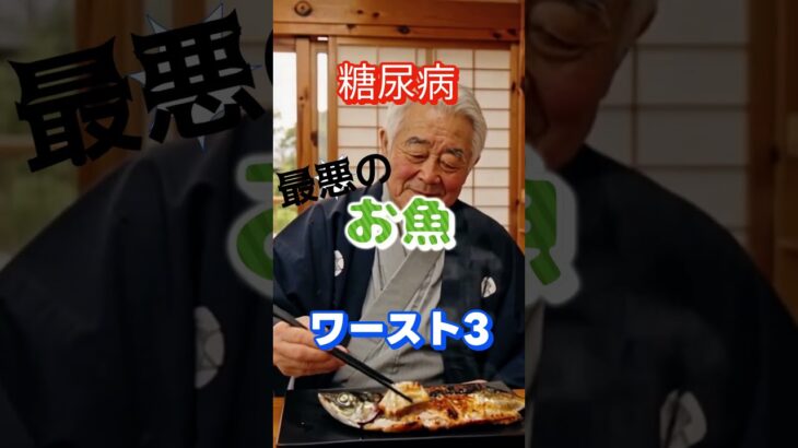 【一位は皆大好き⁉】糖尿病最悪のお魚ワースト3 #健康 #雑学 #高齢者 #知恵 #医学 #ファッション