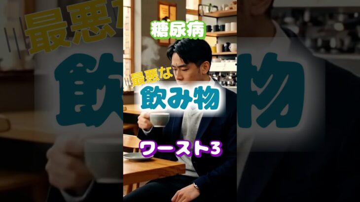 【一位は毎朝のむアレ⁉】糖尿病、最悪な飲み物ワースト3 #健康 #雑学 #高齢者 #知恵 #医学 #ファッション