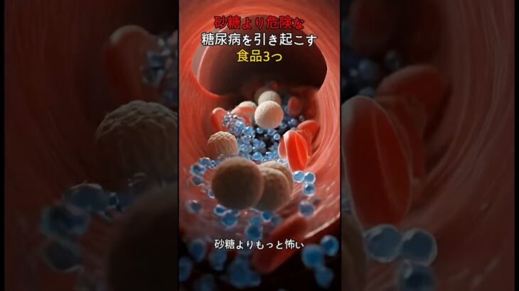 砂糖より危険な糖尿病を引き起こす食品3つ #健康 #健康情報 #150歳 #砂糖 #糖尿病