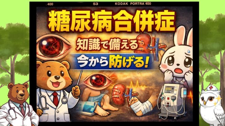 知っているようで知らない病気、糖尿病を知ろう第3回「合併症は“未来の話”ではない」