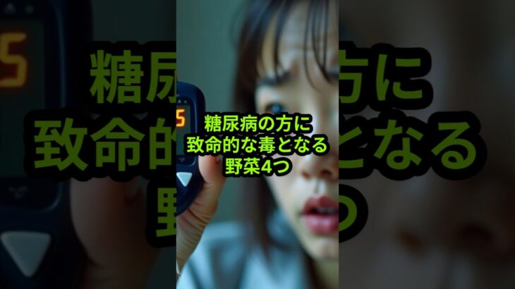 糖尿病の方に致命的な毒となる野菜4つ