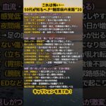 🩸これは怖い…50代が知るべき“糖尿病の末路”20選 #shorts  #健康寿命 #プチ知識 #50代健康