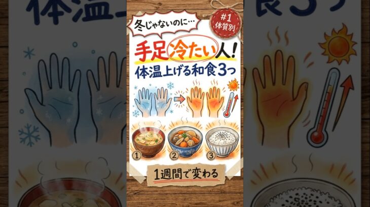 絶対に食べろ！糖尿病冷え症に効く和食材5選#shorts