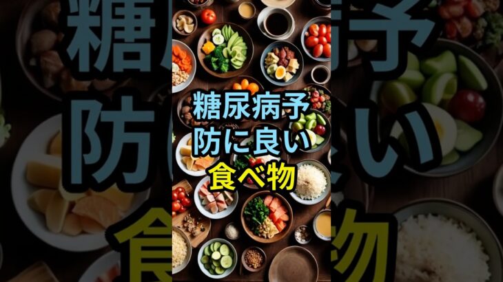 糖尿病予防に良い食べ物 6つ