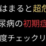 【怖すぎる糖尿病の初期症状/危険サイン】60代からの完全保存版！体の部位別・危険度セルフチェックリスト【3つ以上は要注意!?】