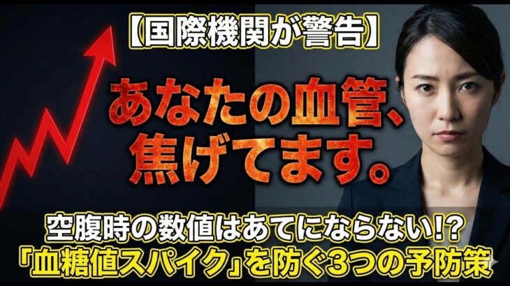 【国際糖尿病連合の指針】なぜ検診A判定でもリスクがあるのか？血管を傷つける「食後高血糖」のメカニズムと予防策