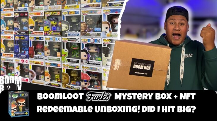 BoomLoot Funkp Mystery Box + NFT Redeemable Unboxing! Did I Hit Big?