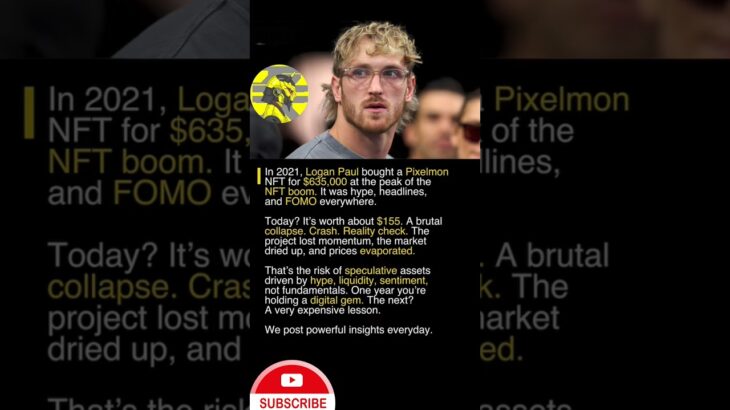 From $635,000 to $155… NFT nightmare explained #shorts #nft