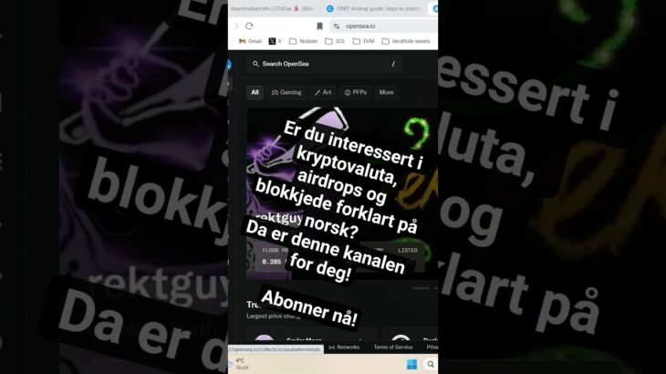 Hva er en NFT? Se videoen nå!