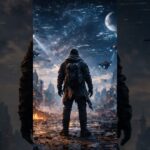 Last Man in 2099🫆🛰 #nft #nftsale #futuristic #digitalart #digitalpainting #dm #future #2099 #forsale