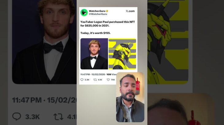 Logan Pauls NFT is almost worthless