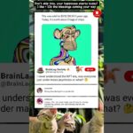 NFT bubble really sold us JPEGs for 500K 💀 #BrainLag.Society #memes #funny #shorts