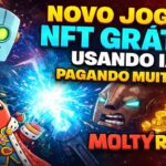 NOVO JOGO NFT GRÁTIS NA REDE CROSS USANDO IA — PAGANDO MUITO! 💰 MOLTYROYALE
