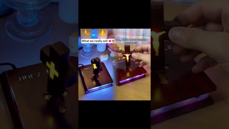 Not an NFT! Tangible Glowing Bible + Levitating Cross – Eternal Value in Digital Age”