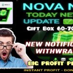 Nova NFT Today New Update 😱 | Blockchain Launch Date✅ | Withdrawal Kab Milega? Notification Explain📢