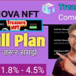Nova Nft Full Plan Explane in hindi ll Treasure Nft full Plan ll Nova Nft