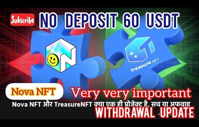 Nova Nft Today New Update | Nova Nft Withdrawal Start 😱 | Blockchain Live 😱 | TreasureNFT withdrawal