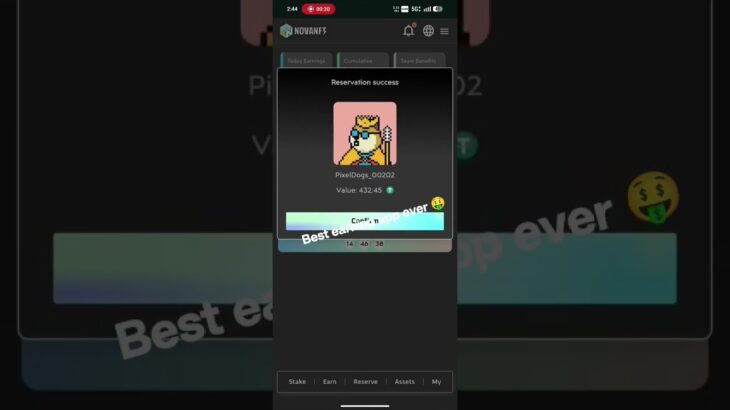 Nova nft usdt earning App platform!! #crypto #novanft