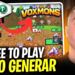 🚀 Nuevo Juego CRIPTO GRATIS ya ESTÁ PAGANDO 💥 NFT FREE TO PLAY💥Tutorial Cómo Generar 💥VOXMONS
