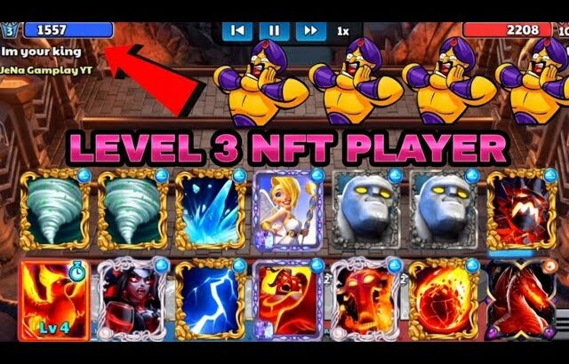 OMG 😳 Level 3 Castle Player Full NFT Cards? Castle Crush