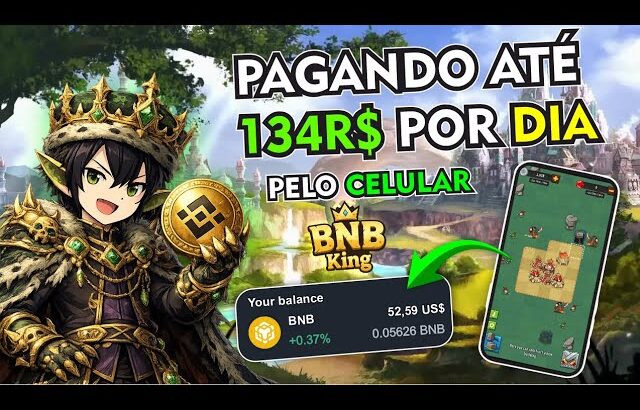 🎮 PROVA DE SAQUE?! JOGO NOVO NFT PAGANDO MUITO!! | BNB KING