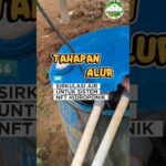 Tahapan Alur Sirkulasi Air Untuk Sistem NFT Hidroponik.#petanihidroponik #petanimilenial
